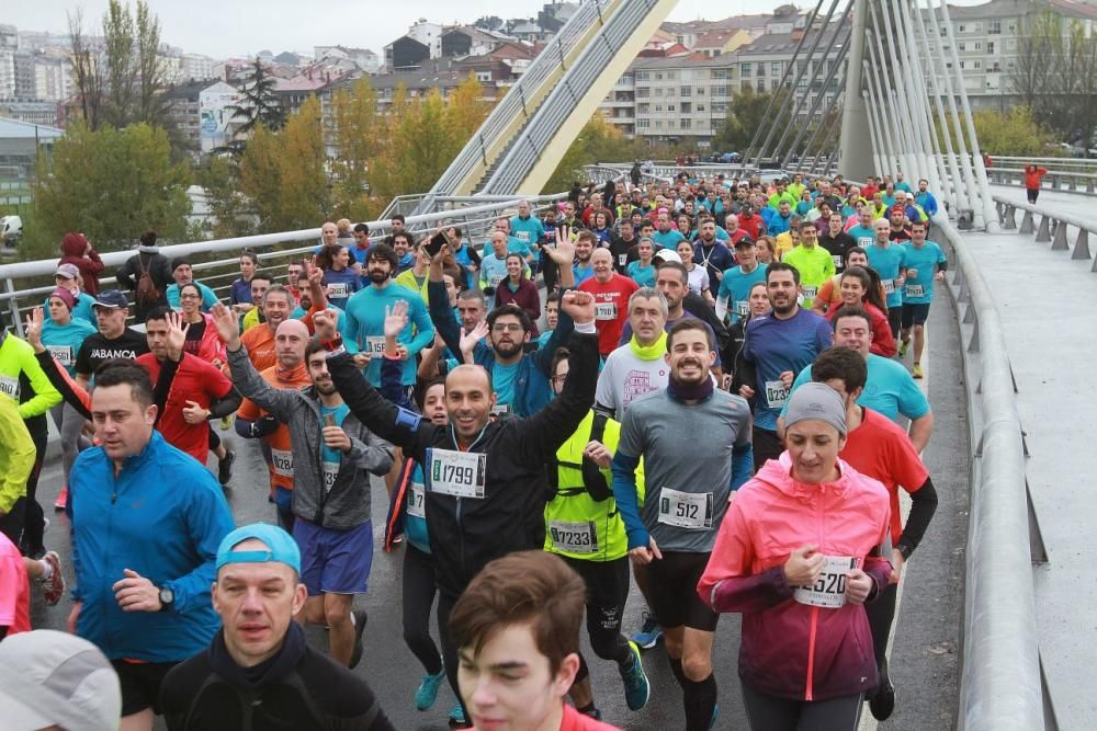 11.000 pisadas en la San Martiño de Ourense. // I. Osorio