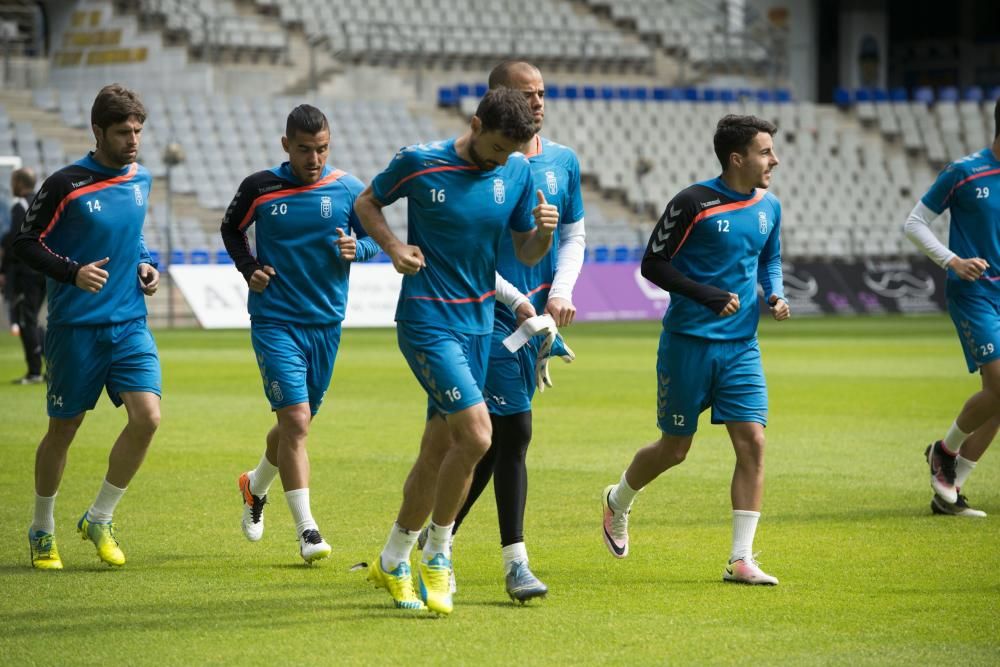 Entrenamiento del Real Oviedo