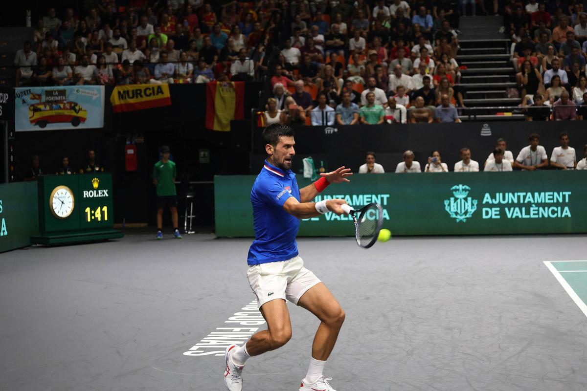Novak Djokovic en La Fonteta