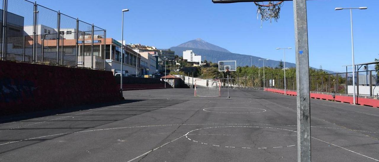 El viejo polideportivo de El Calvario, en Santa Úrsula