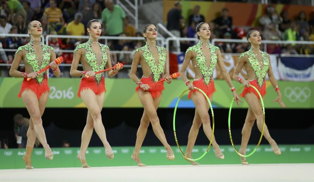 Olimpiadas Río 2016: España gana la plata en la final de gimnasia rítmica