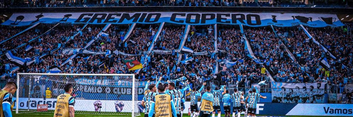 El Grêmio, victorioso ante el Botafogo.