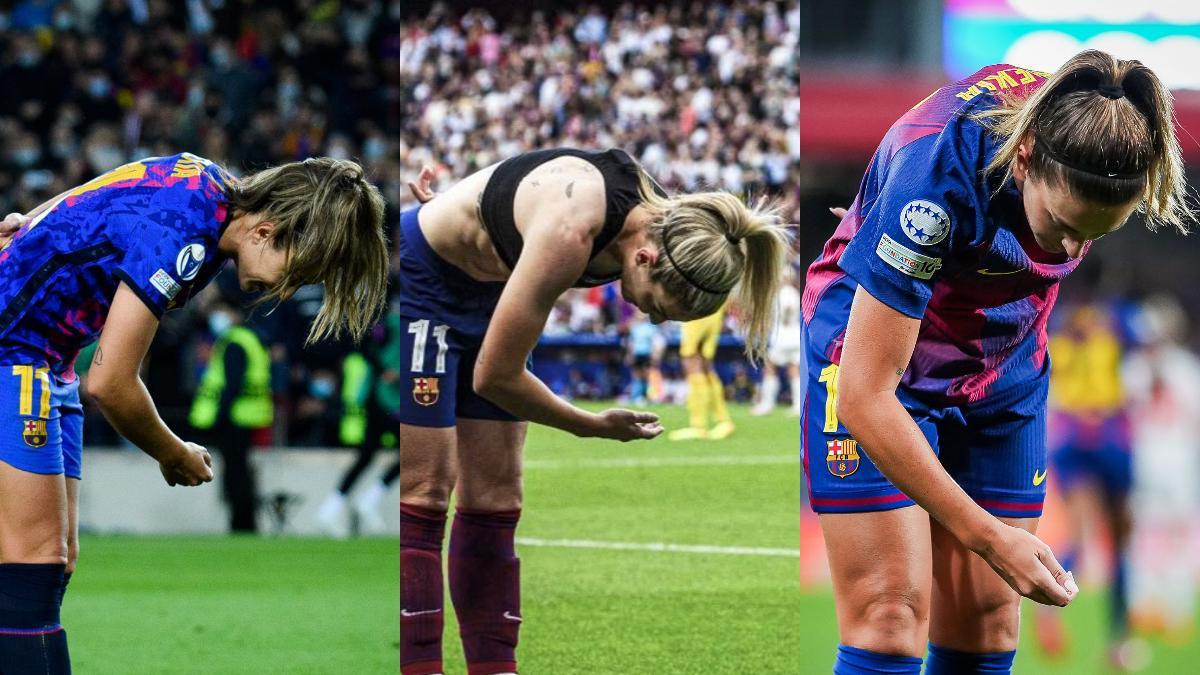 Alexia Putellas y su reverencia en el Camp Nou, en San Mamés y en el Johan Cruyff