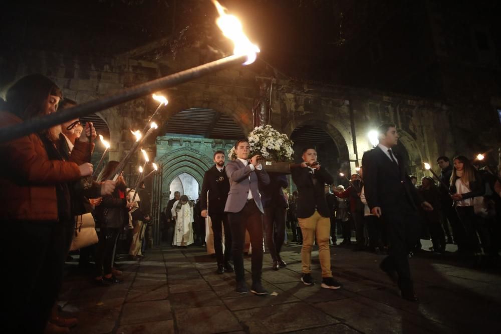 Procesión de San Nicolás en Avilés