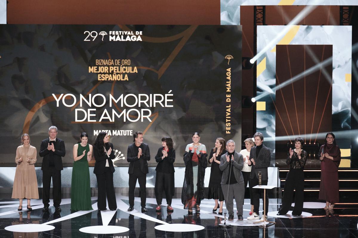 Gala de clausura del 29 Festival de Cine de Málaga en el Teatro Cervantes