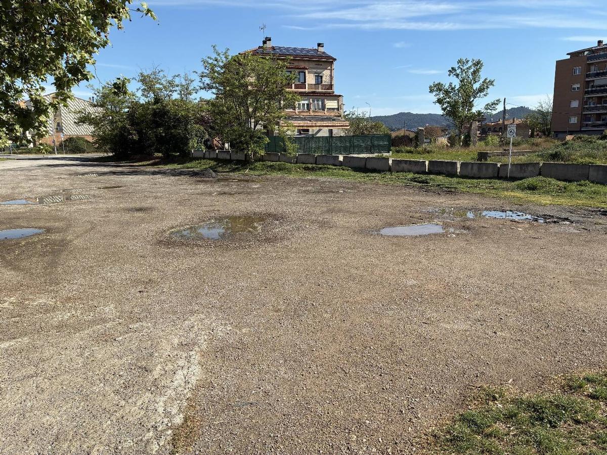 El solar del sector de Cal Barrera, pendent de desenvolupar urbanísticament