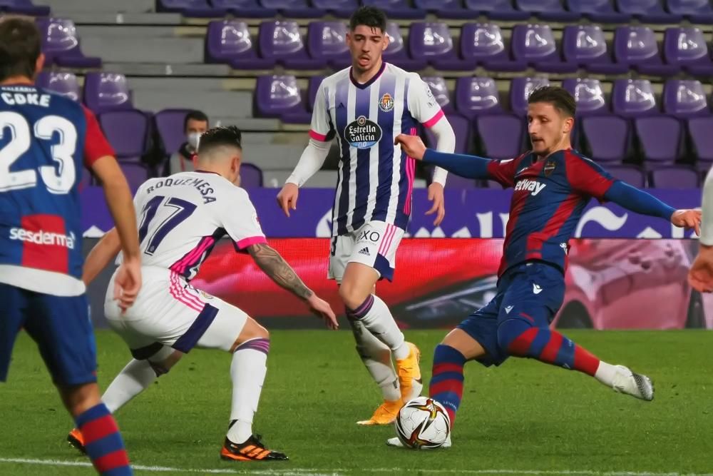 Las mejores imágenes del Valladolid - Levante en Copa del Rey