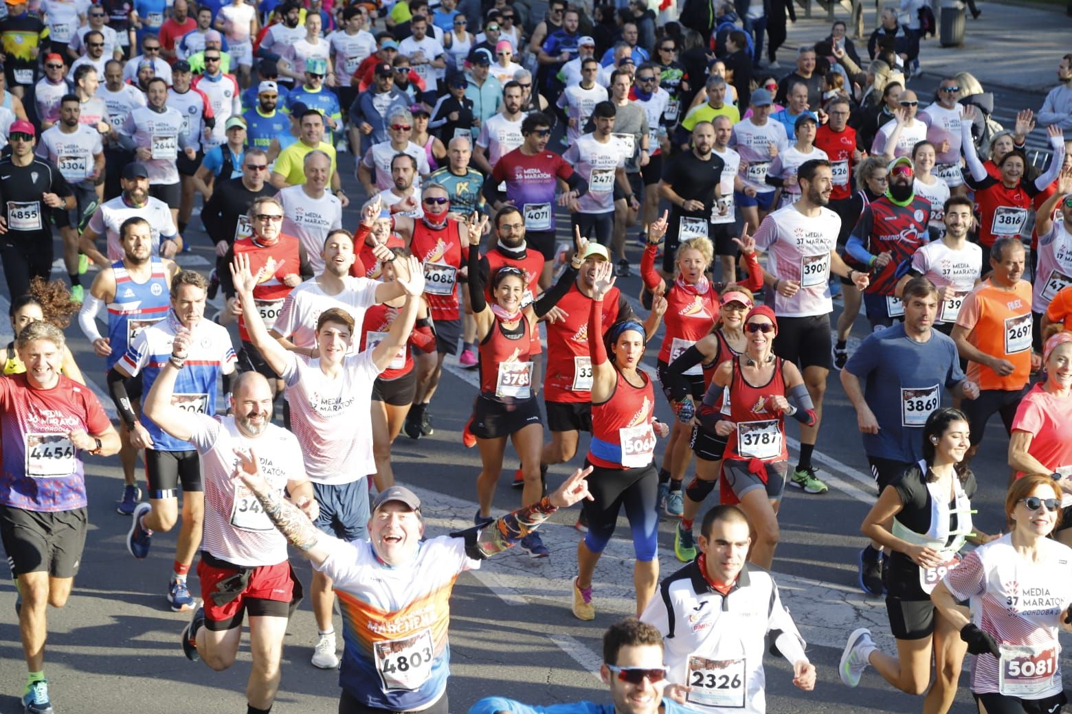 Media Maratón de Córdoba 2023: la carrera, en imágenes