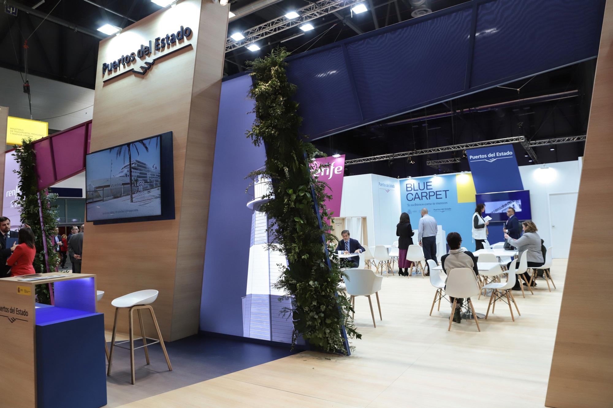 Stand de Puertos del Estado en Fitur 2023