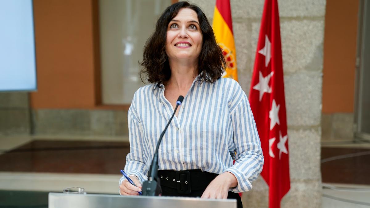 Isabel Díaz Ayuso, presidenta en funciones de la Comunidad de Madrid