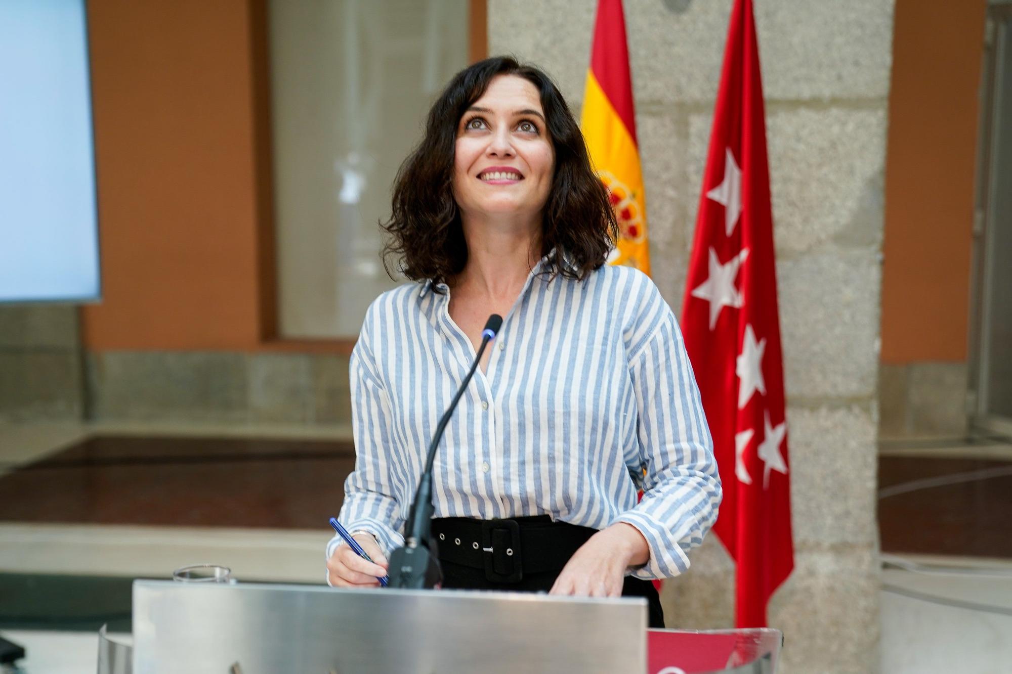 Isabel Díaz Ayuso, presidenta en funciones de la Comunidad de Madrid