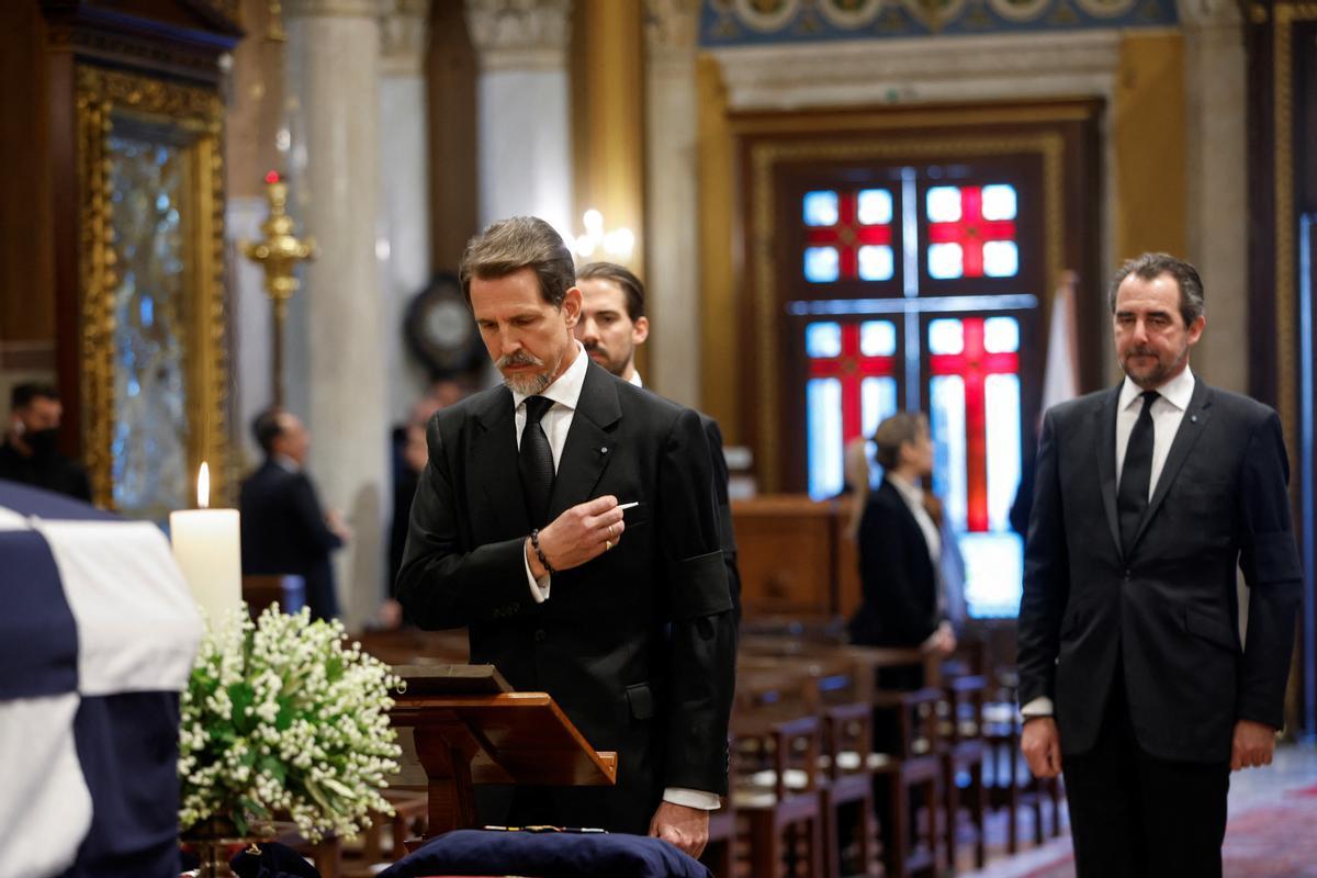 Funeral del rey Constantino de Grecia en Atenas