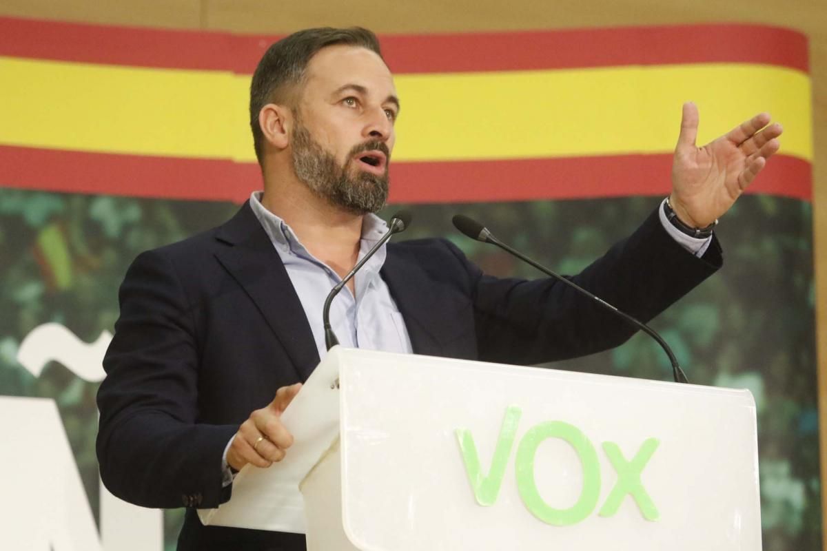 Mitin de Santiago Abascal