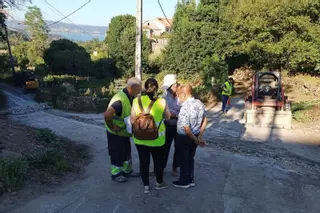 Comienzan en Beluso los trabajos para la red de saneamiento en Bon de Abaixo