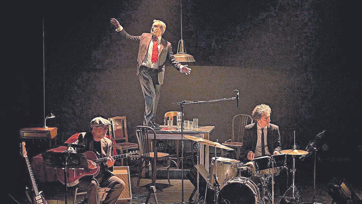 Alberto San Juan, en una escena de 'Macho grita'