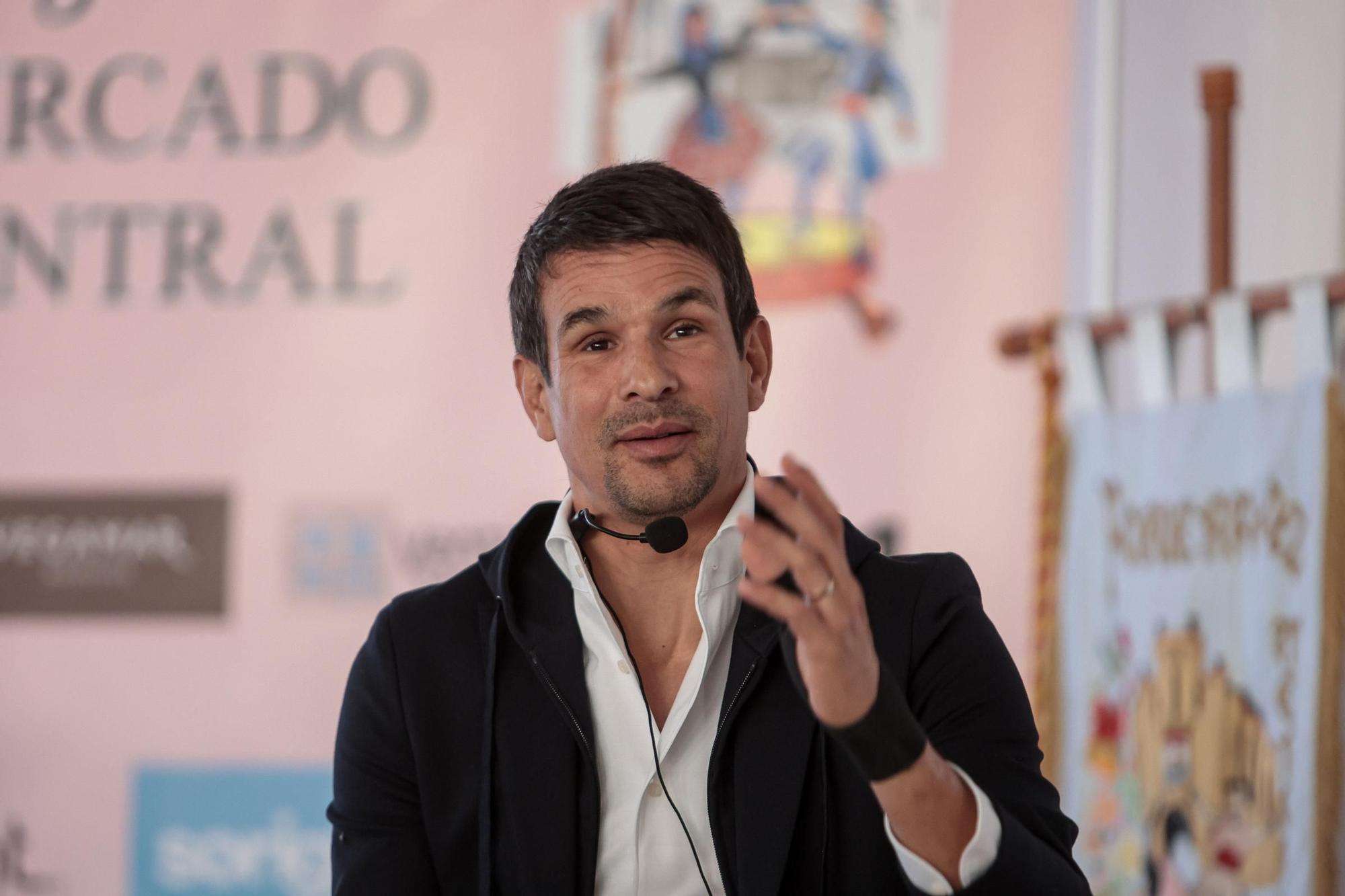 José María Manzanares, embajador de la Foguera Mercado Central