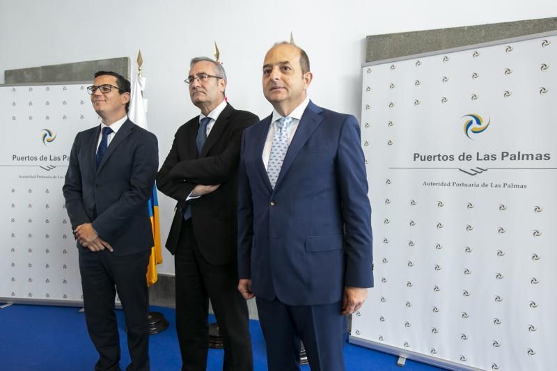 24.05.18. Las Palmas de Gran Canaria. Presentación del nuevo presidente de la Autoridad Portuaria de Las Palmas, Juan José Cardona. Foto Quique Curbelo  | 24/05/2018 | Fotógrafo: Quique Curbelo