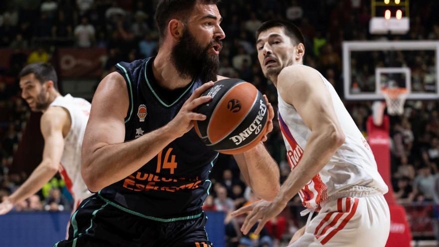 Parte médico: Novedades en el Valencia Basket con la lesión de Bojan Dubljevic