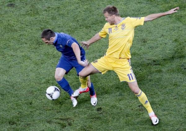 El partido Ucrania 0 - Francia 2, en imágenes