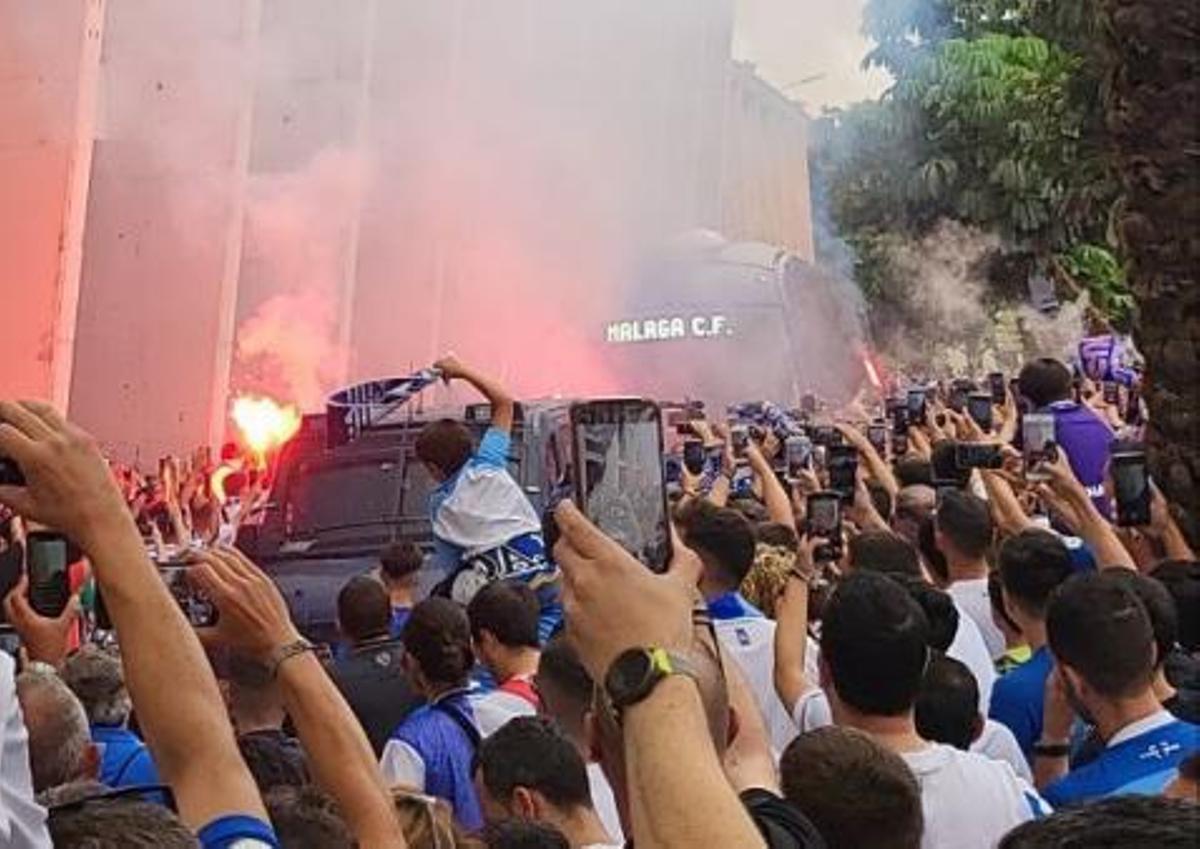 Noche récord en La Rosaleda