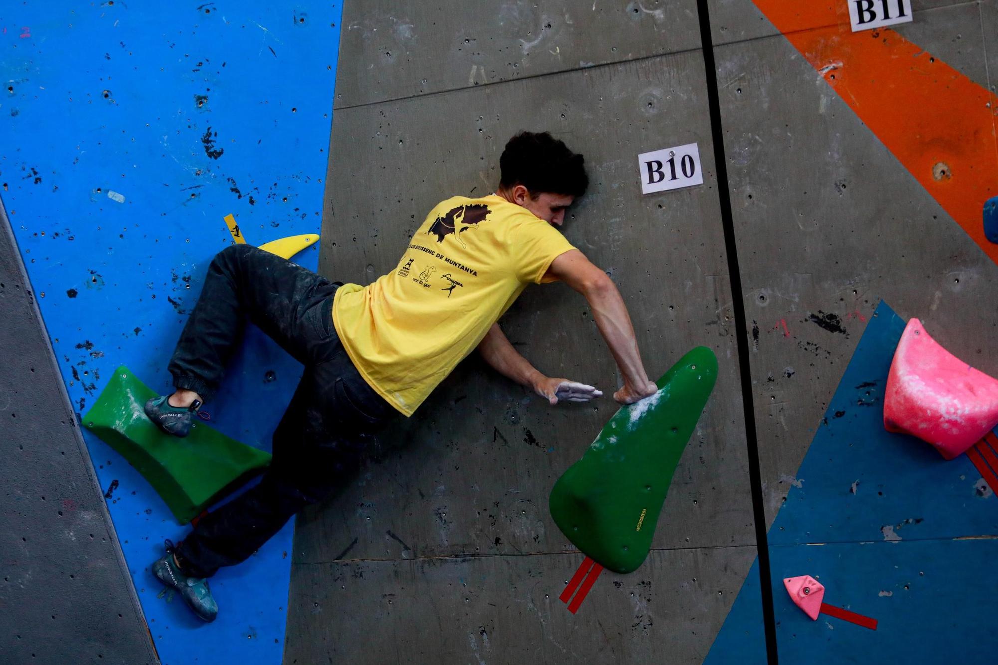 Todas las imágenes del campeonato de escalada en es Viver