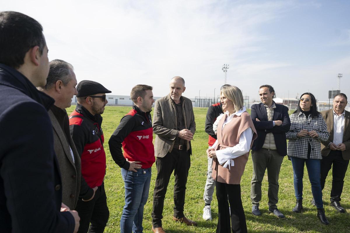 La presidenta de la institución provincial, Marta Barrachina, se ha desplazado este viernes a Moncofa para anunciar el convenio de colaboración con el consistorio.