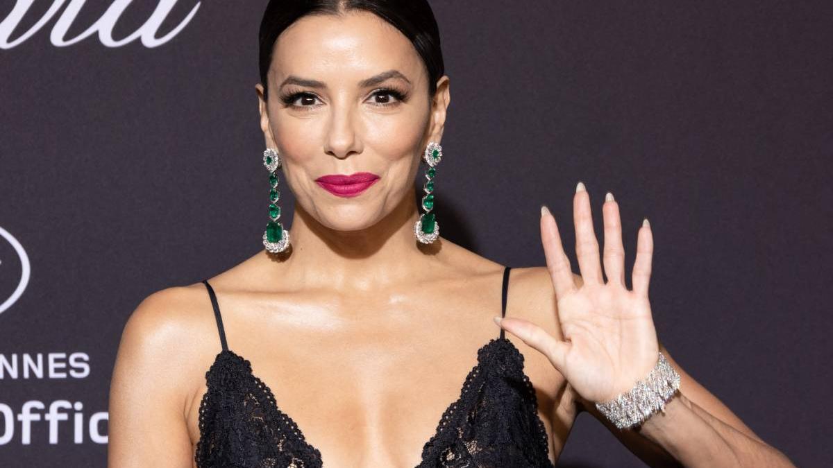 Eva Longoria en la fiesta Chopard en Cannes