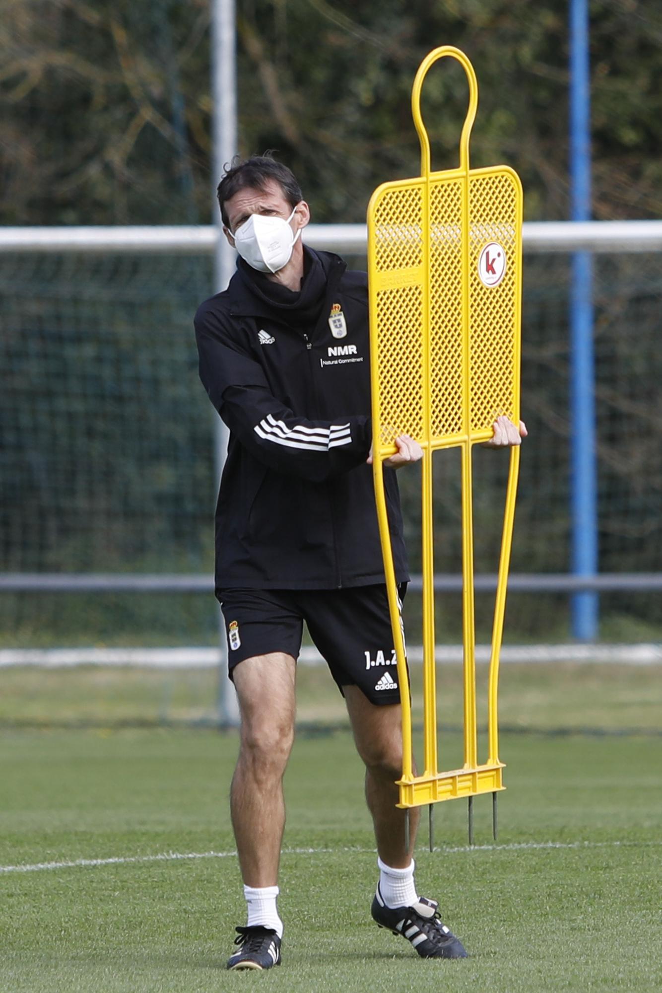 El entrenamiento del Oviedo