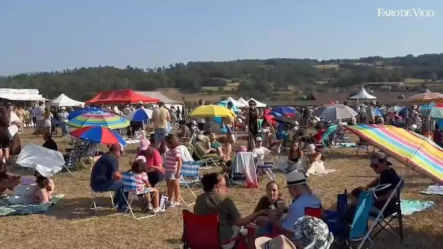 Así esta el Altar do Sol en Lalín para observar el eclipse