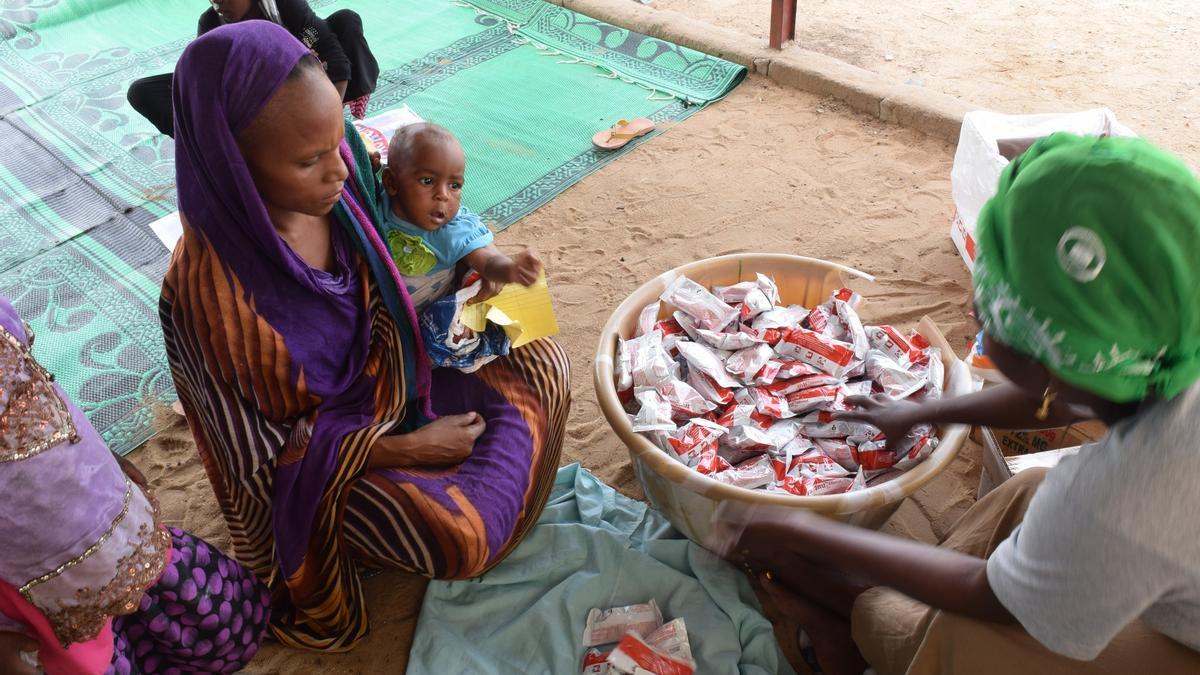 MSF tratamiento contra la desnutrición