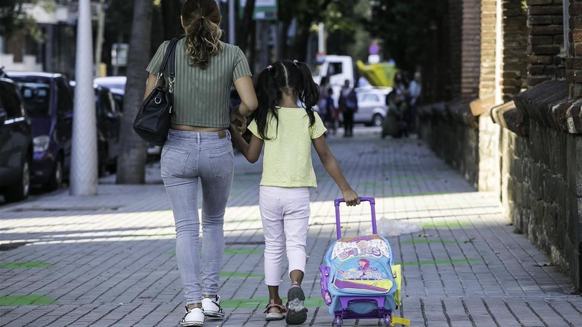 vuelta al cole estudiantes escuela catalana