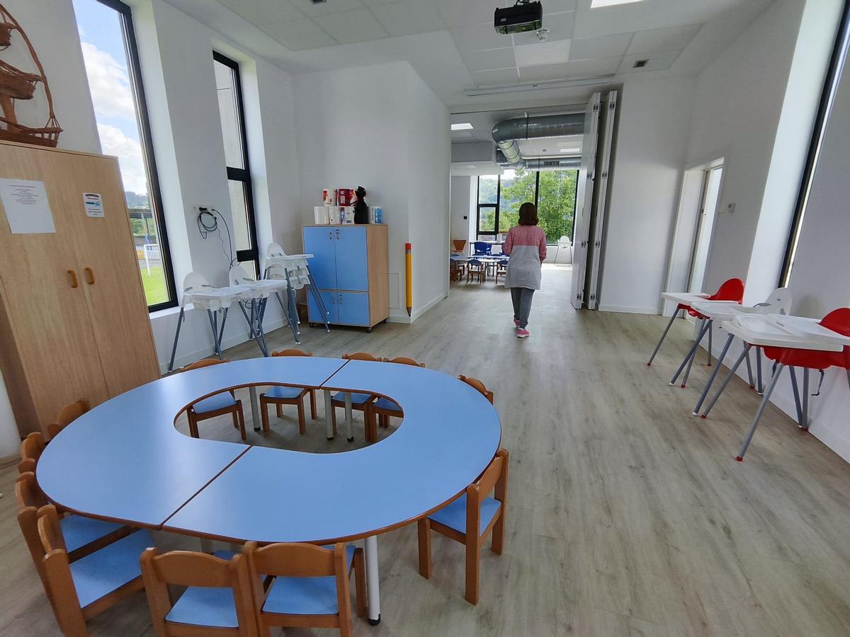 Vista de una de las zonas de la escuelina de Grado.