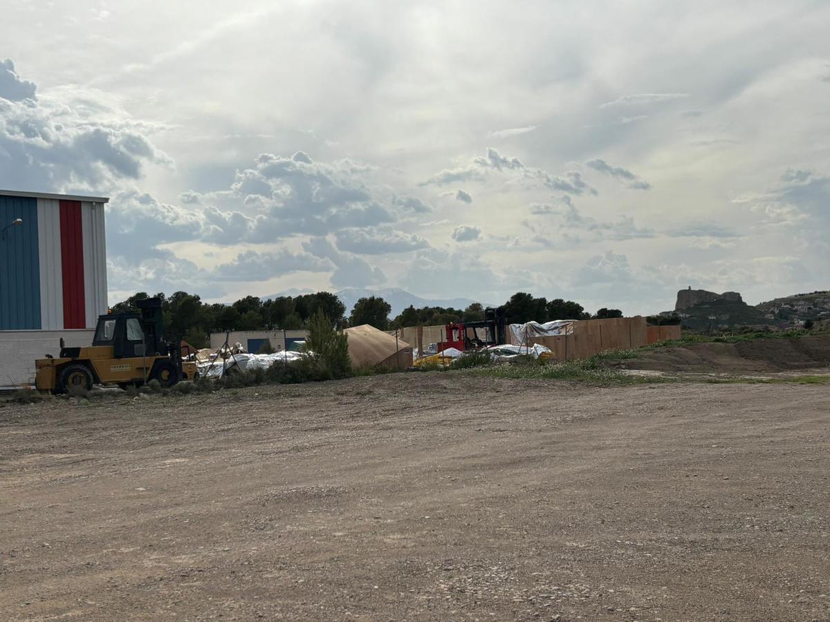 Terrenos adyacentes a la fábrica de Lieder Automotive en Borja (Zaragoza) para futuras ampliaciones.