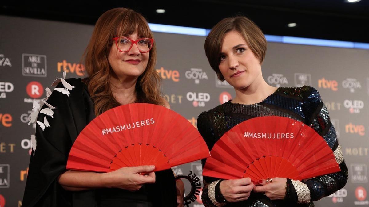 Premios Goya 2018. Isabel Coixet y Carla Simón.