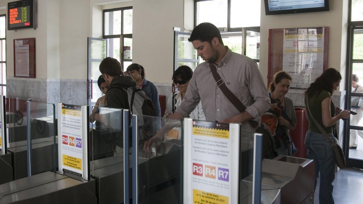 La estación de Molins de Rei, en una imagen de archivo