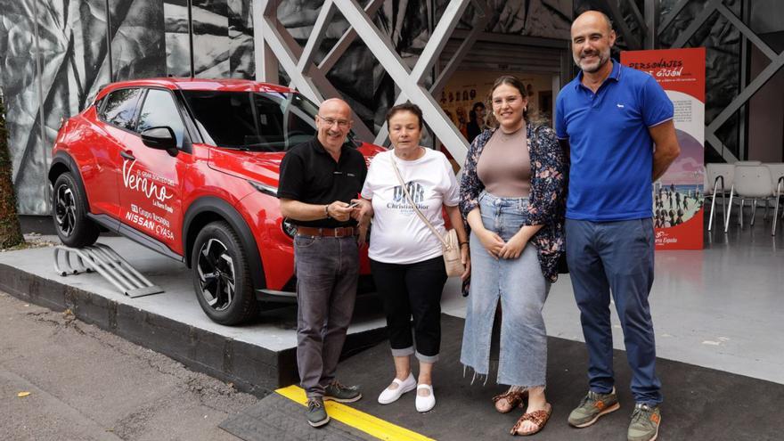 Evangelia Sariego Otero, ganadora del primer Nissan Juke