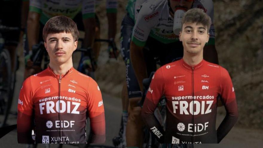 Dos ciclistas del Froiz, cedidos al Mortágua luso