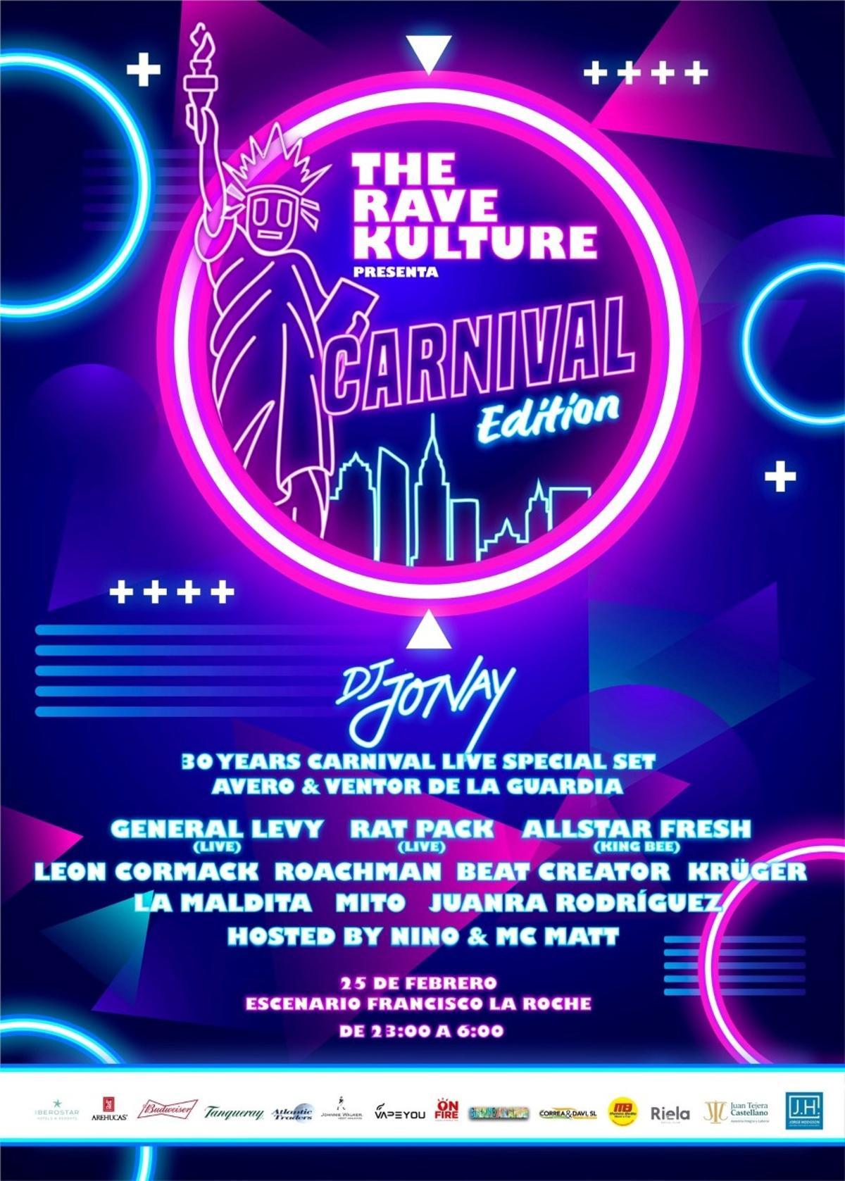 Cartel de The Rave Kulture - Carnival Edition.