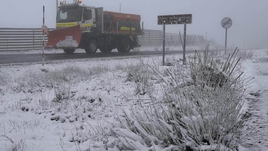 La Aemet mantiene los avisos amarillos por nevadas en zonas de montaña de varias provincias de Castilla y León