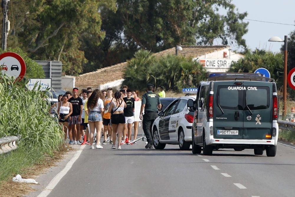 La Guardia Civil precinta el Marenostrum Festival