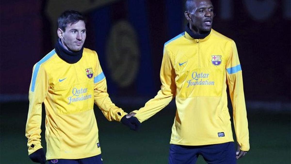 Abidal y Messi mantienen una excelente relación