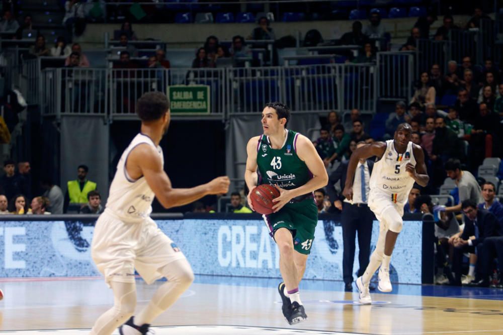 Alberto Díaz, Jaime Fernández y Rubén Guerrero aúpan al Unicaja en el último cuarto para sumar una nueva victoria europea ante el MoraBanc que deja a los verdes a un paso de los cuartos de final y con serias opciones de acabar campeón de grupo.