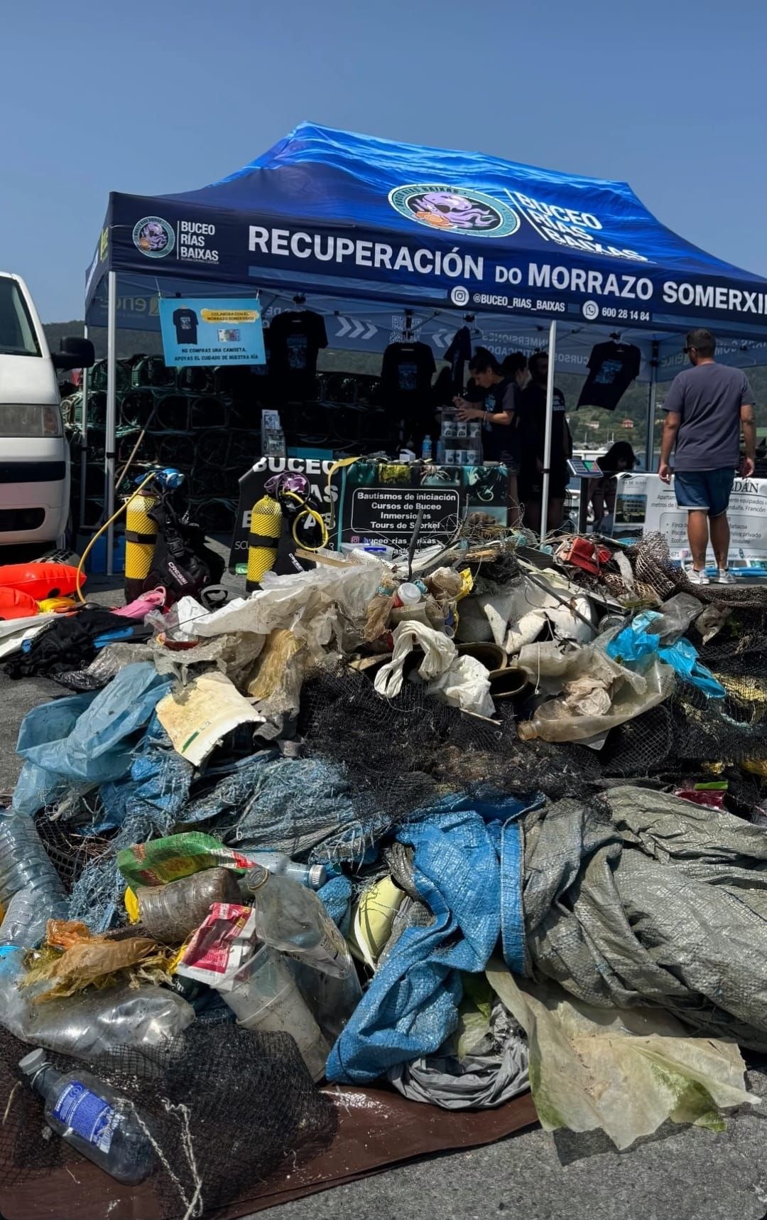 "Recuperación do Morrazo Somerxido", una iniciativa del Centro de Buceo Rías Baixas