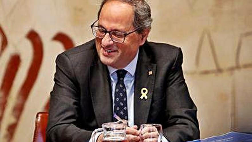 El president de la Generalitat, Quim Torra