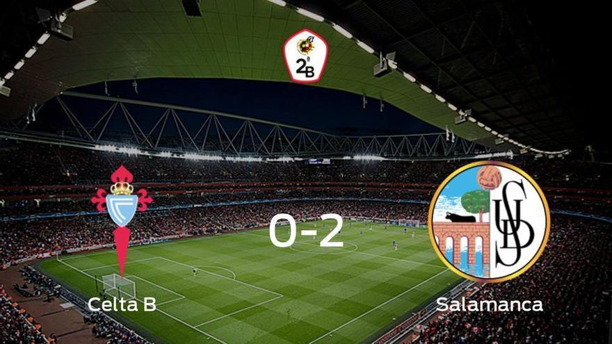 El Salamanca UDS consigue la victoria frente al Celta B en el segundo tiempo (0-2)