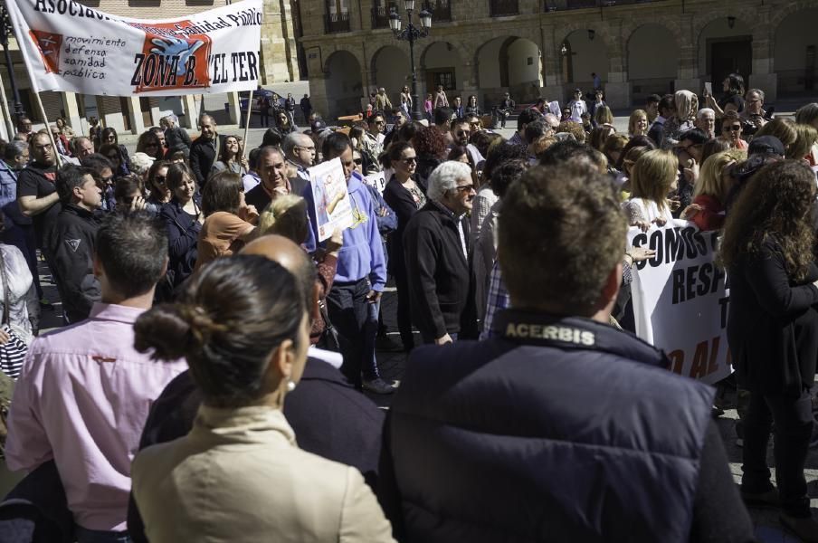 Manifestación sanitaria en Benavente