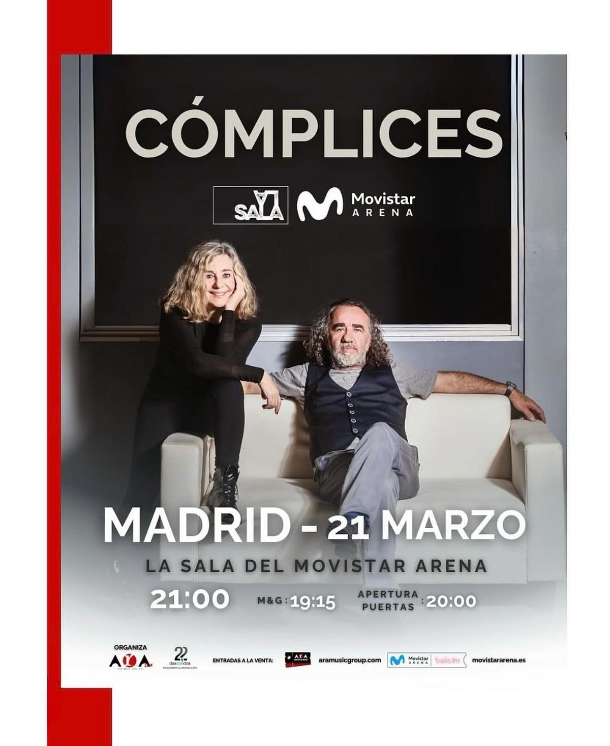 Cómplices repasa su historia en el Movistar Arena