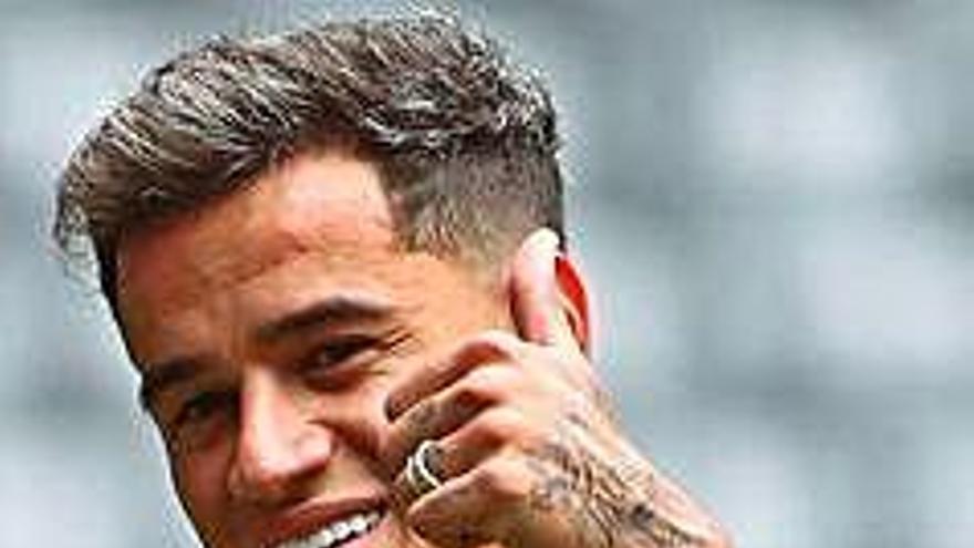 Coutinho es mostra amb il·lusió en la presentació amb el Bayern de Munic