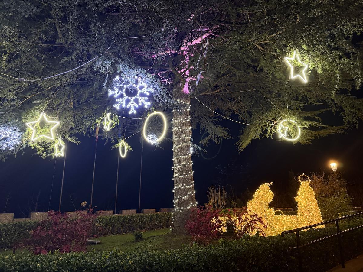 Así de espectacular luce Covadonga por Navidad