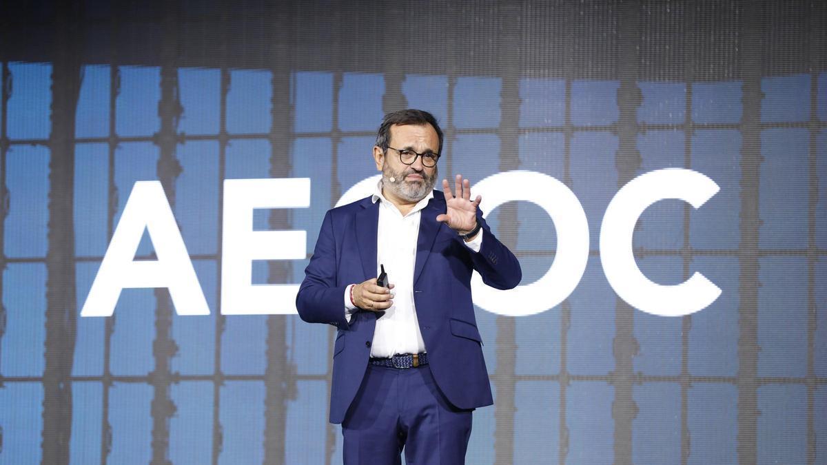El presidente de AECOC, Ignacio González, en la inauguración del 39º Congreso de Gran Consumo AECOC.